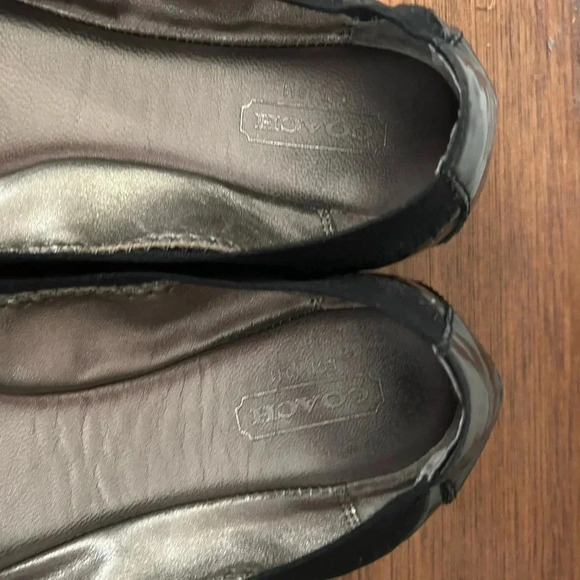 Coach Patent Leather Ballet Flats - Picture 2 of 4